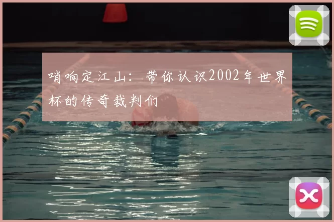 哨响定江山：带你认识2002年世界杯的传奇裁判们