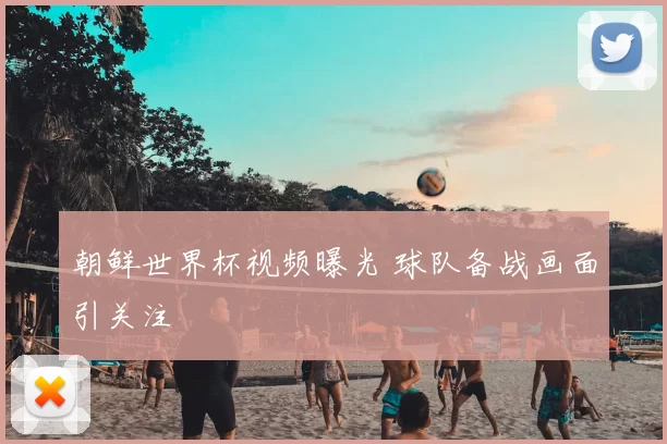 朝鲜世界杯视频曝光 球队备战画面引关注