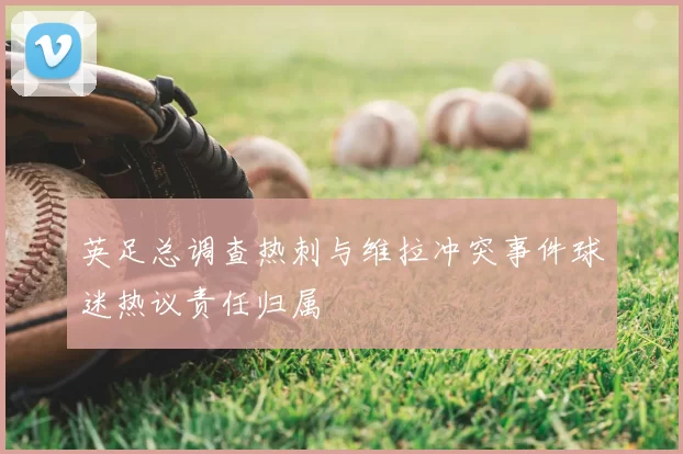 英足总调查热刺与维拉冲突事件球迷热议责任归属