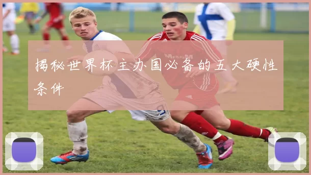 揭秘世界杯主办国必备的五大硬性条件