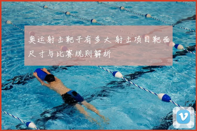 奥运射击靶子有多大 射击项目靶面尺寸与比赛规则解析